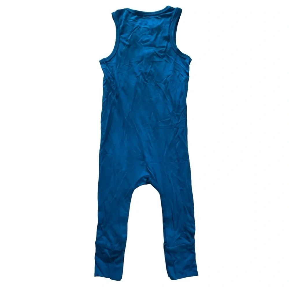 NWT Posh Peanut Bamboo Onsie Bodysuit Blue 2T